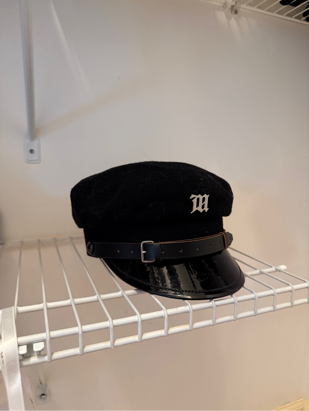 MISBHV Black Baker Boy Cap